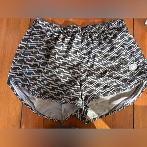Nike Black and Gray Women's running Shorts